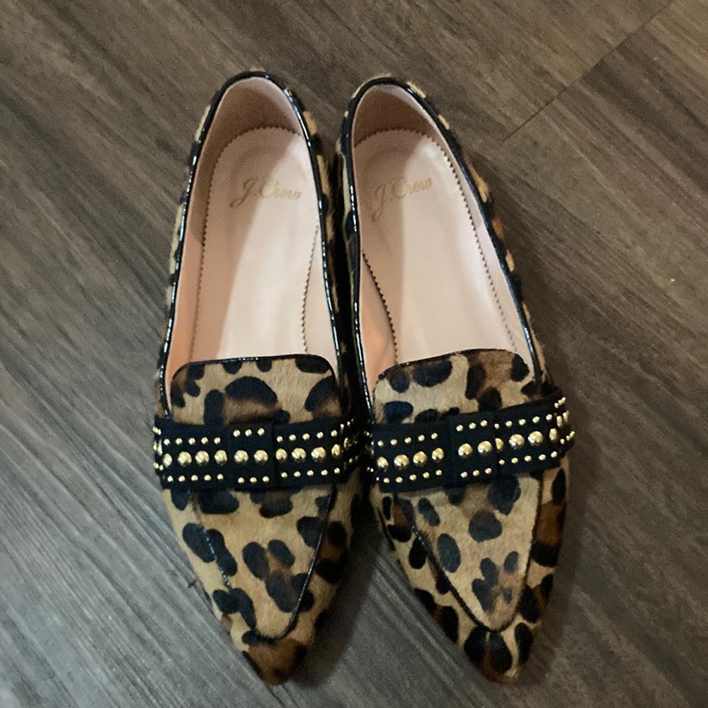 J Crew shoes leopard 6.5